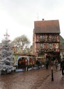 Street in Colmar in winter